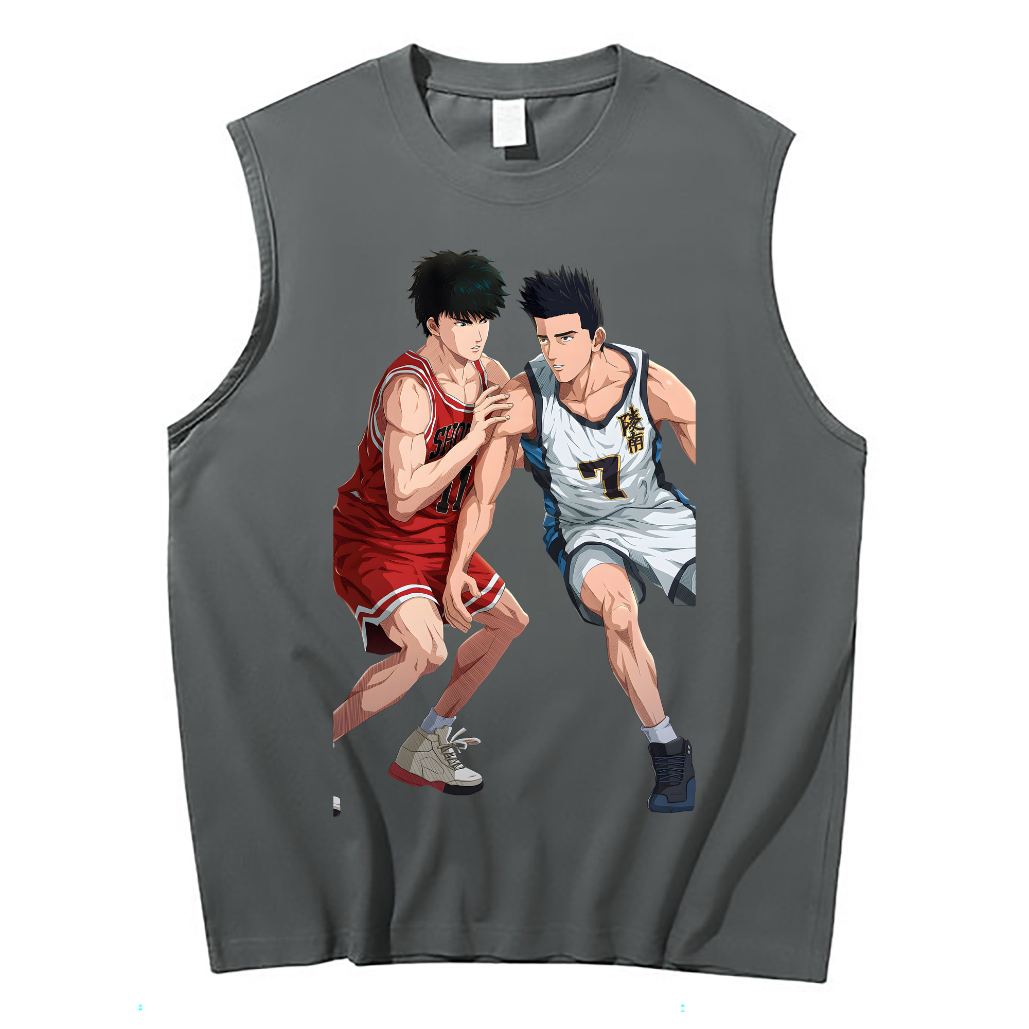 （画像用） SLAM DUNK／スラムダンク コットン100％タンクトップ（フロントプリント）